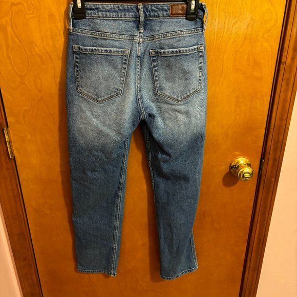 Hollister High‎ Rise Slim Straight Vintage Stretch Size 0R 24w 27l Distressed - Picture 14 of 16